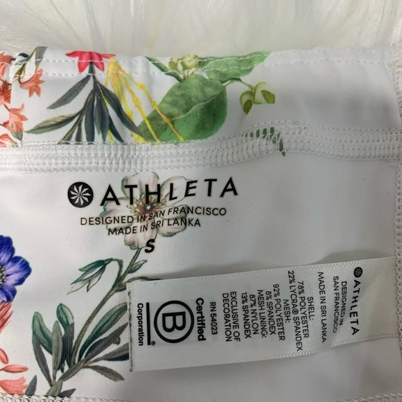 Athleta contender blossom 7/8 tight leggings - Picture 3 of 8